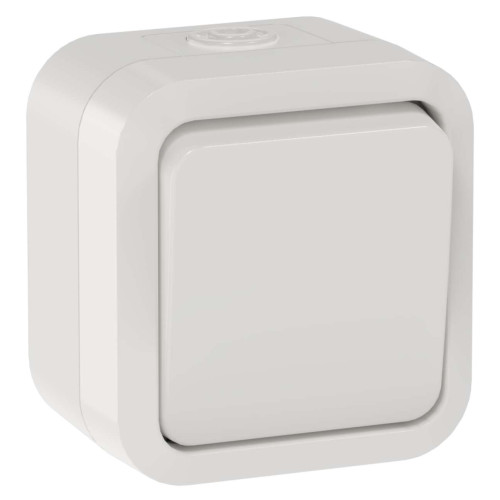 TORS Выключатель кнопочный 10А IP55 TS310 белый IEK