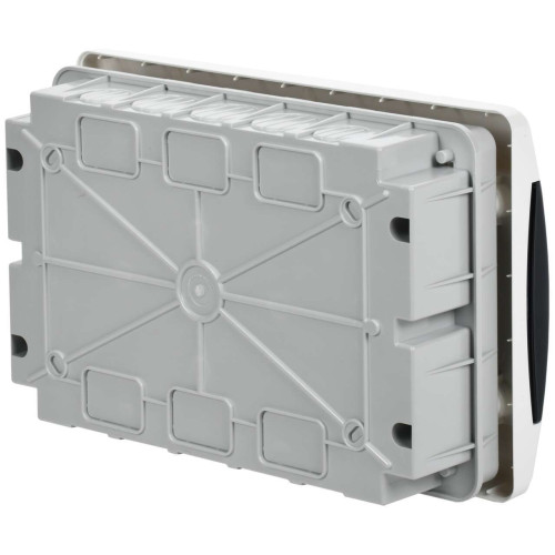 UNION Compact Корпус пластиковый ЩРВ-П-12 IP41 черная прозрачная дверь IEK