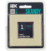 SKANDY Рамка 1-местная SK-F21B стекло беж. IEK
