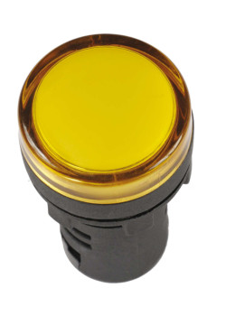 Лампа AD16DS(LED)матрица d=16мм желтый 24В AC/DC IEK