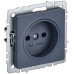 BRITE Розетка 1-местная без заземления с защитными шторками 10А РСш10-2-БрМ маренго IEK BRITE Розетка 1-местная без заземления с защитными шторками 10А РСш10-2-БрМ маренго IEK