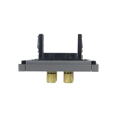 FORTE&PIANO Аудиорозетка 4-местная FP539 сталь IEK