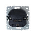 BRITE Розетка 1-местная с заземлением с защитными шторками 16А с USB A+A 5В 2,1А РЮш10-1-БрС сталь IEK BRITE Розетка 1-местная с заземлением с защитными шторками 16А с USB A+A 5В 2,1А РЮш10-1-БрС сталь IEK