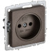 BRITE Розетка 1-местная без заземления без защитных шторок 10А РС10-1-0-БрТБ темная бронза IEK BRITE Розетка 1-местная без заземления без защитных шторок 10А РС10-1-0-БрТБ темная бронза IEK