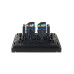 FORTE&PIANO Розетка компьютерная двойная RJ45 кат.6 FP134 черный IEK FORTE&PIANO Розетка компьютерная двойная RJ45 кат.6 FP134 черный IEK