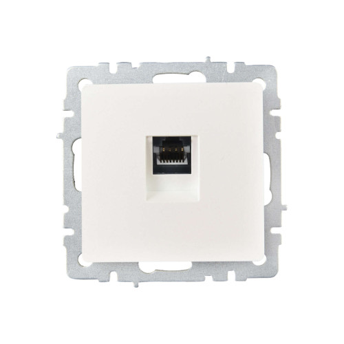 BRITE Розетка компьютерная RJ45 кат.6 РК11-БрЖ жемчуг IEK