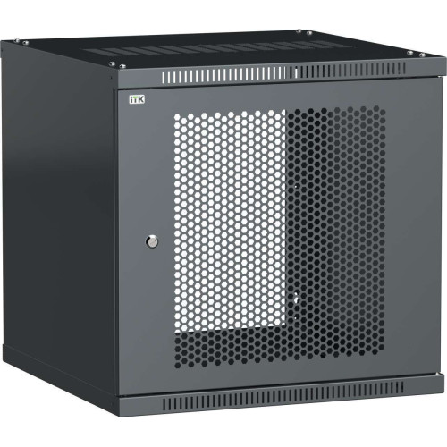 ITK Шкаф LINEA WE 12U 600x650мм дверь перфорированная черный