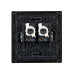 FORTE&PIANO Розетка компьютерная двойная RJ45 кат.5E FP133 черный IEK FORTE&PIANO Розетка компьютерная двойная RJ45 кат.5E FP133 черный IEK