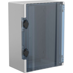 TETRA Корпус пластиковый ЩМПп 400х300х170мм прозрачная дверь IP66 IEK