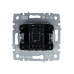 BRITE Выключатель 1-клавишный самовозвратный 10А ВС10-1-4-БрКр бежевый IEK BRITE Выключатель 1-клавишный самовозвратный 10А ВС10-1-4-БрКр бежевый IEK