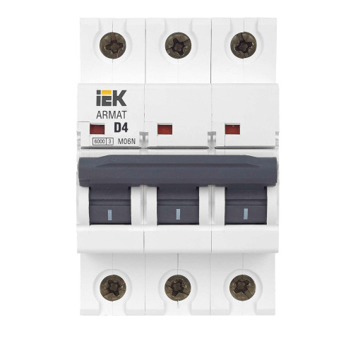 ARMAT Автоматический выключатель M06N 3P D 4А IEK