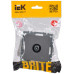 BRITE Розетка TV проходная РТВ10-0-БрС сталь IEK BRITE Розетка TV проходная РТВ10-0-БрС сталь IEK