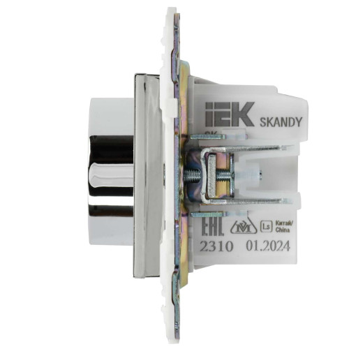SKANDY Термостат электронный с индикацией SK-T01N металл никель IEK