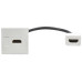 PRIMER РКМ-20-10-П Розетка мультимедийная HDMI M/M (2 модуля) белая IEK PRIMER РКМ-20-10-П Розетка мультимедийная HDMI M/M (2 модуля) белая IEK