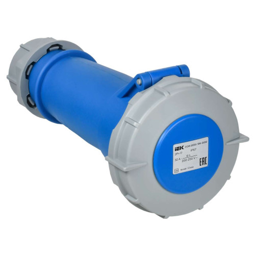 Розетка переносная ССИ-2232 32А-6ч 220В 2P+PE IP67 IEK