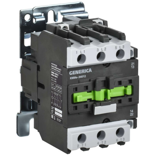 Контактор КМИе-34012 40А 230В/АС3 1NO;1NC GENERICA