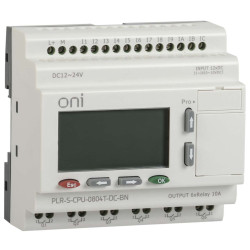 Логическое реле PLR-S. CPU0804(T) 24В DC с экраном ONI