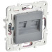 SKANDY Розетка компьютерная двойная RJ45 кат.5E SK-K03Gr серый IEK