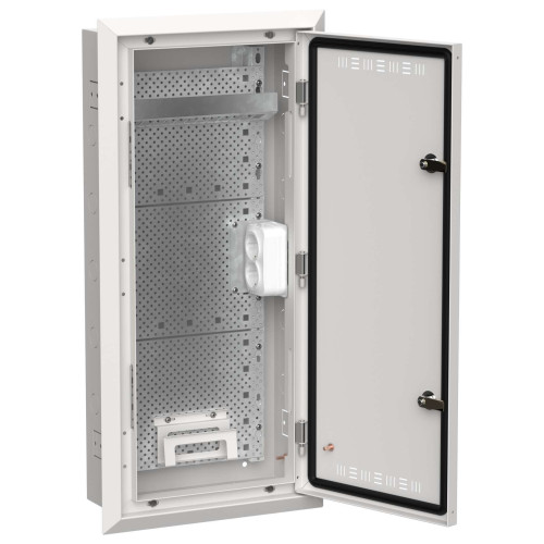 TITAN 5 Корпус мультимедиа ЩРв-48 (1х48) 755х365х130мм IP30 белый IEK