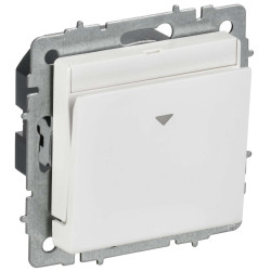 BRITE Выключатель карточный 30А ВС10-1-8-БрАБ арктический белый IEK