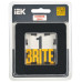 BRITE Рамка 1-местная РУ-1-2-Бр стекло черный RE IEK BRITE Рамка 1-местная РУ-1-2-Бр стекло черный RE IEK