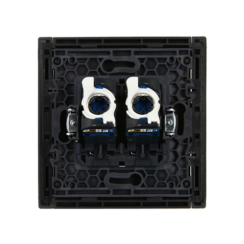 FORTE&PIANO Розетка компьютерная двойная RJ45 кат.6 FP334 серый IEK