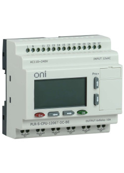 Логическое реле PLR-S. CPU1206(T) 24В DC с экраном ONI