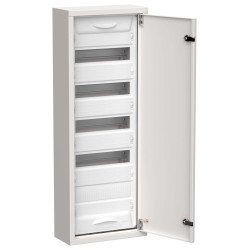 TITAN 5 Корпус металлический ЩРн-60 (1х60) 835х310х140мм IP31 белый (одна дверь) IEK