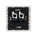 FORTE&PIANO Розетка компьютерная двойная RJ45 кат.6 FP234 белый IEK FORTE&PIANO Розетка компьютерная двойная RJ45 кат.6 FP234 белый IEK