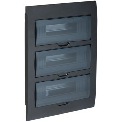 KREPTA 3 Корпус пластиковый ЩРВ-П-36 IP41 черный IEK