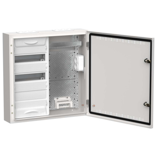 TITAN 5 Корпус комбинированный ЩРн-36 (2х36) 585х570х140мм IP30 белый IEK