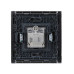 FORTE&PIANO Розетка двойная TV+SAT FP538 сталь IEK