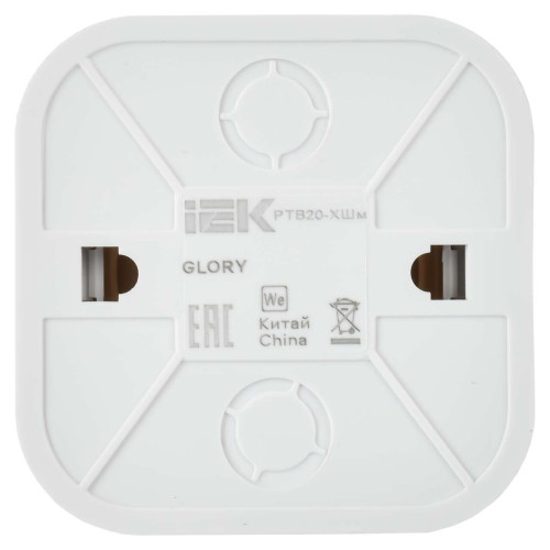 GLORY Розетка для открытой установки TV РТВ20-ХШм шампань матовый IEK