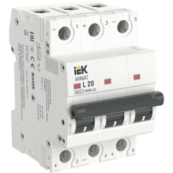 ARMAT Автоматический выключатель M06N-DC 3P L 20А IEK