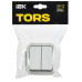 TORS Выключатель двухклавишный 10А IP55 TS305 белый IEK TORS Выключатель двухклавишный 10А IP55 TS305 белый IEK