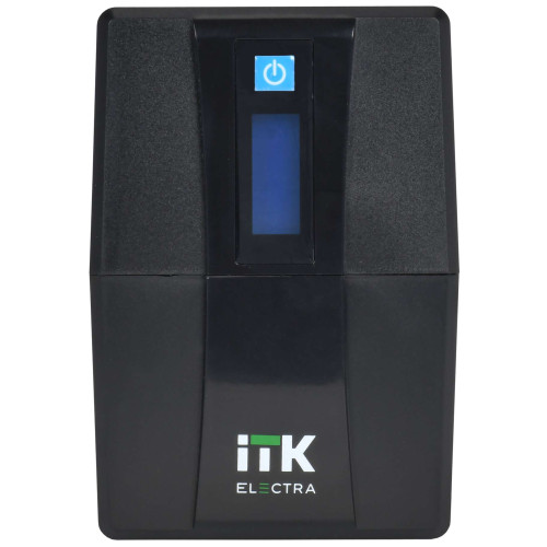 ITK ELECTRA ET ИБП однофазный линейно-интерактивный 600ВА/360Вт 2хSchuko LCD дисплей АКБ 1х7AH USB
