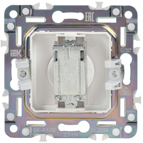 SKANDY Розетка TV оконечная SK-A12Bl черный IEK