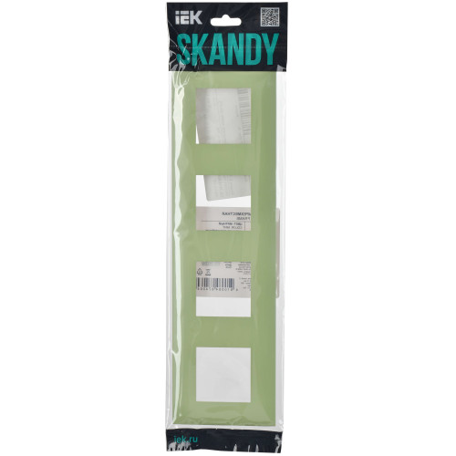 SKANDY Рамка 4-местная SK-F04M мятный IEK