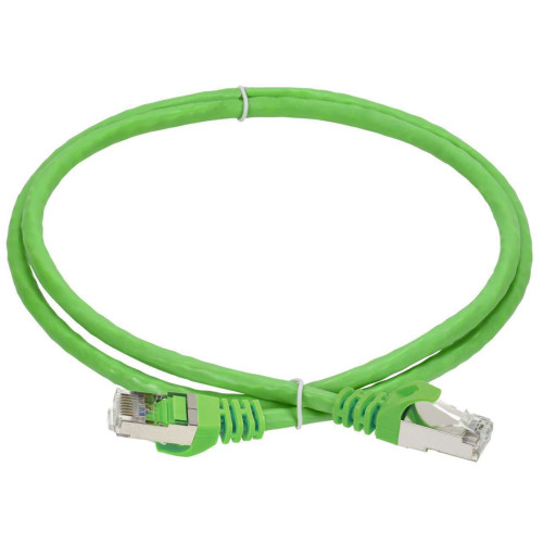 ITK Коммутационный шнур (патч-корд) кат.6 FTP PVC 1м зеленый