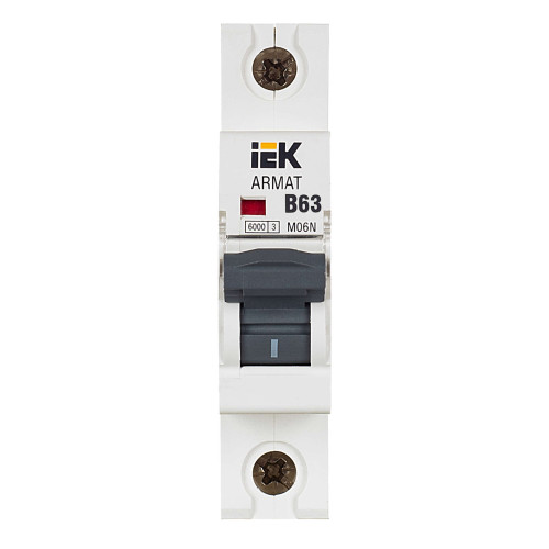 ARMAT Автоматический выключатель M06N 1P B 63А IEK