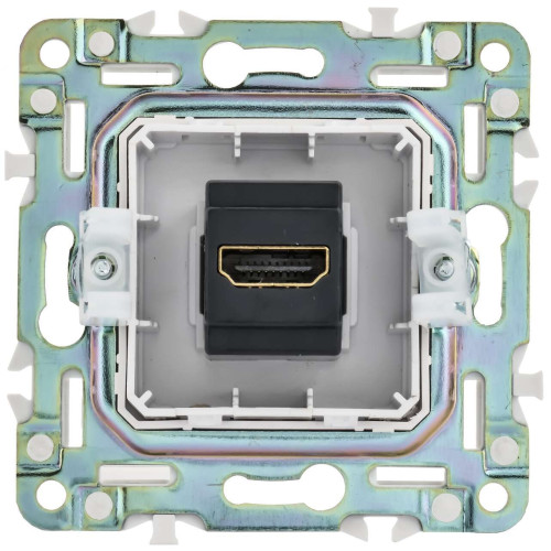 SKANDY Розетка HDMI SK-H01N металл никель IEK