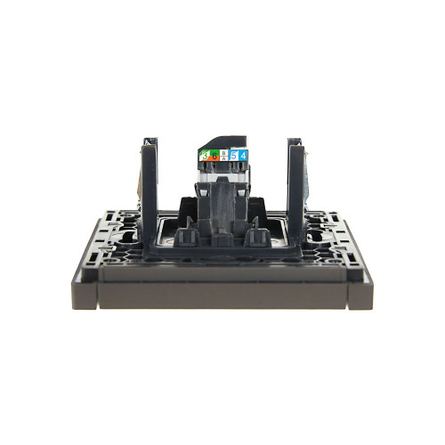 FORTE&PIANO Розетка компьютерная RJ45 кат.5E FP332 серый IEK