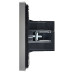FORTE&PIANO Розетка USB A+C 3,1А FP550 сталь IEK