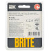 BRITE Рамка 1-местная РУ-1-2-Бр стекло графит RE IEK BRITE Рамка 1-местная РУ-1-2-Бр стекло графит RE IEK