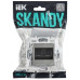 SKANDY Розетка компьютерная двойная RJ45 кат.5E SK-K03N металл никель IEK SKANDY Розетка компьютерная двойная RJ45 кат.5E SK-K03N металл никель IEK