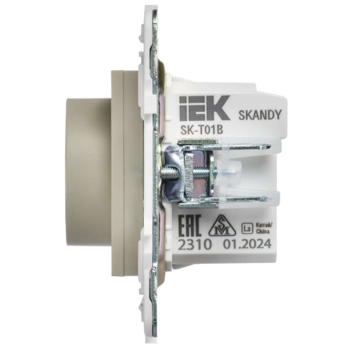 SKANDY Термостат электронный с индикацией SK-T01B бежевый IEK