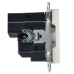 BRITE Розетка 1-местная с заземлением с защитными шторками 16А с USB A+A 5В 2,1А РЮш10-1-БрБ белый IEK