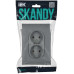 SKANDY Розетка 2-местная без заземления без защитных шторок 10А в сборе SK-R10Gr серый IEK SKANDY Розетка 2-местная без заземления без защитных шторок 10А в сборе SK-R10Gr серый IEK