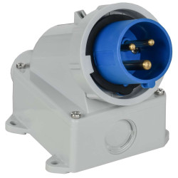 Вилка стационарная ССИ-5132 16А-6ч/220В 2P+PE IP67 IEK