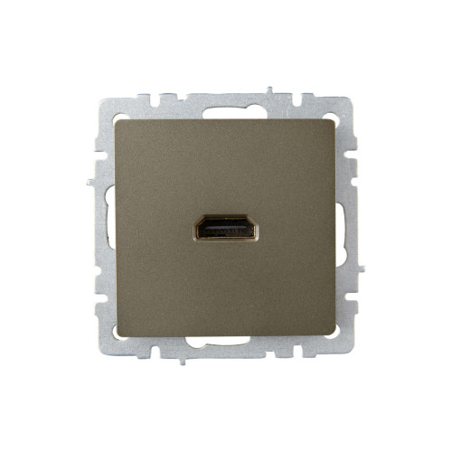 BRITE Розетка HDMI РHDMI-0-БрШ шампань IEK